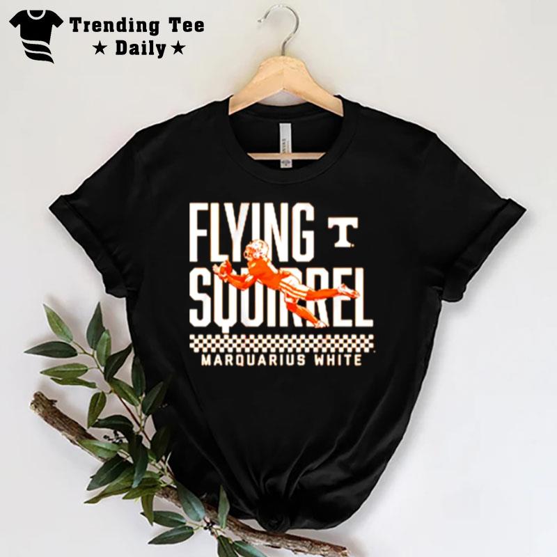 Tennessee Football White Flying Squirrel Marquarius Squirrel T-Shirt