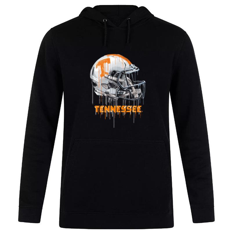 Tennessee Vols Original Dripping Football Helmet Black Hoodie