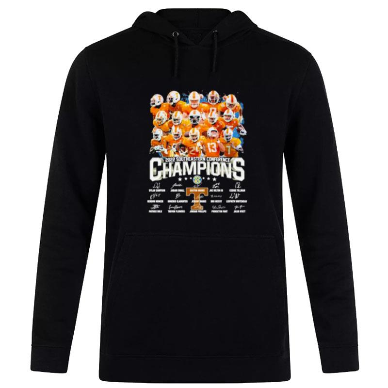 Tennessee Volunteers 2022 Southeastern Conference Champions Signatures Hoodie