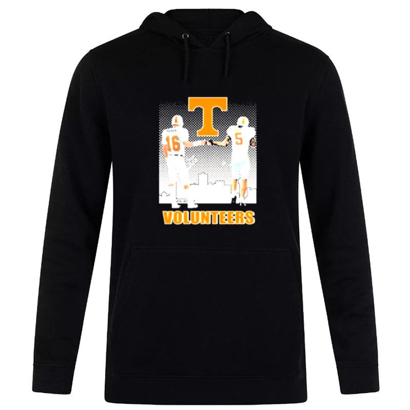 Tennessee Volunteers Football Manning 16 And Hooker 05 Volunteers City Hoodie