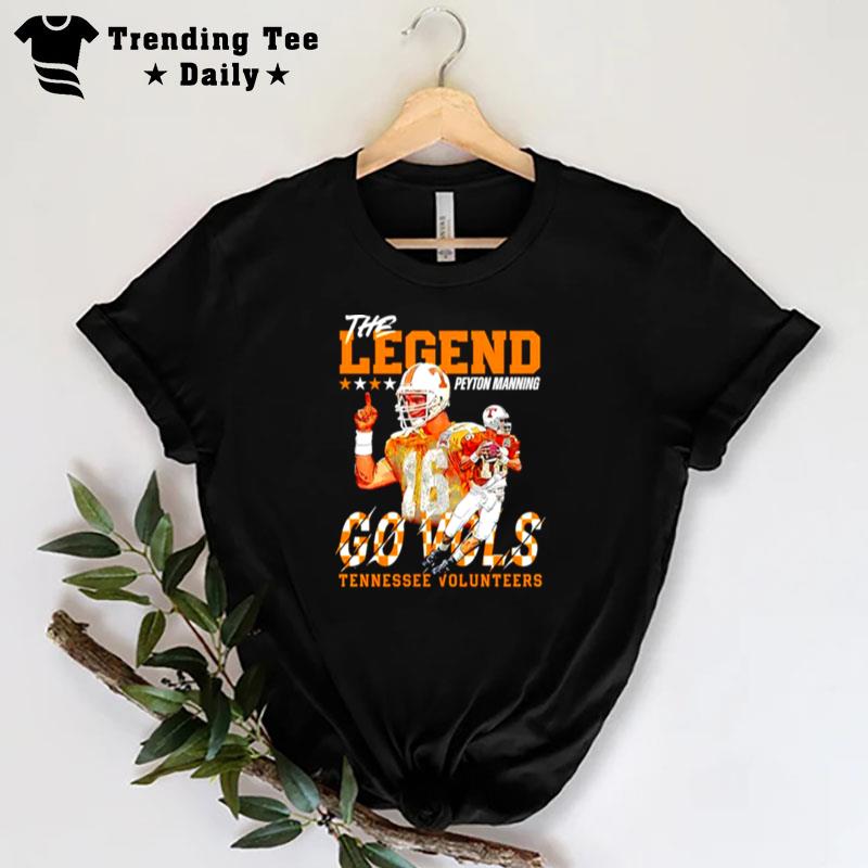 Tennessee Volunteers The Legend Peyton Manning Go Vols T-Shirt