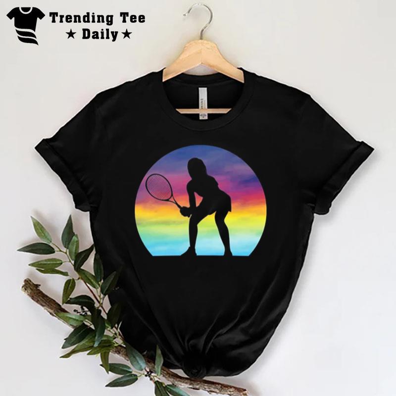 Tennis For Girls Retro Sunse T-Shirt