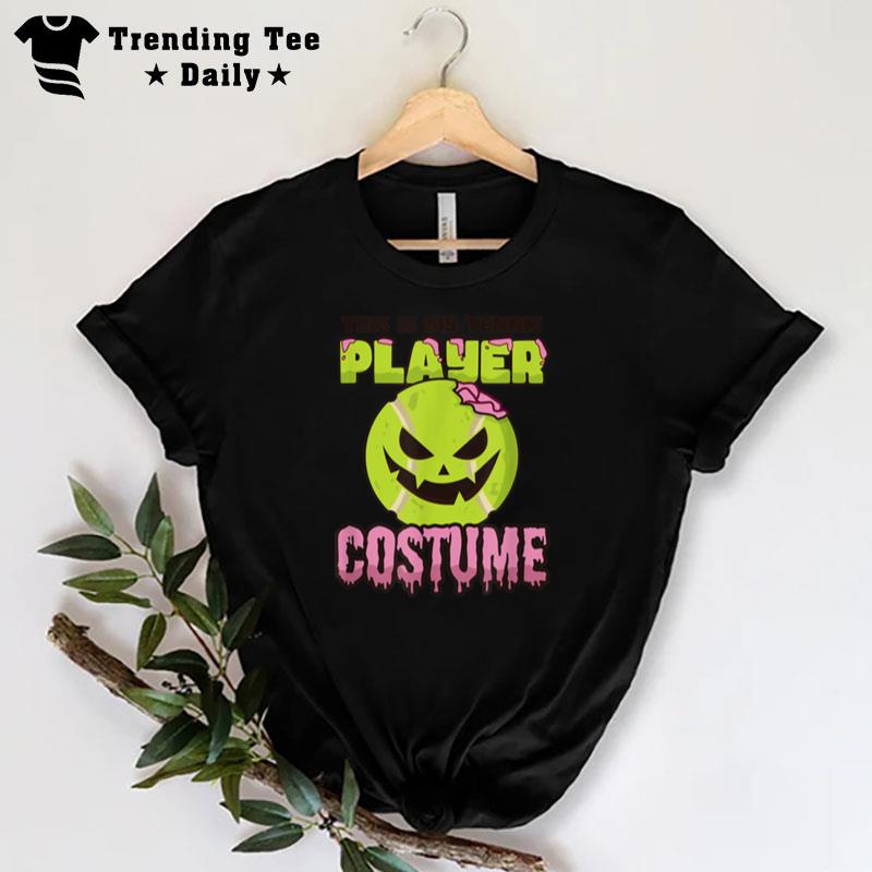 Tennis Player Costume Design Halloween Tennis Player T-Shirt