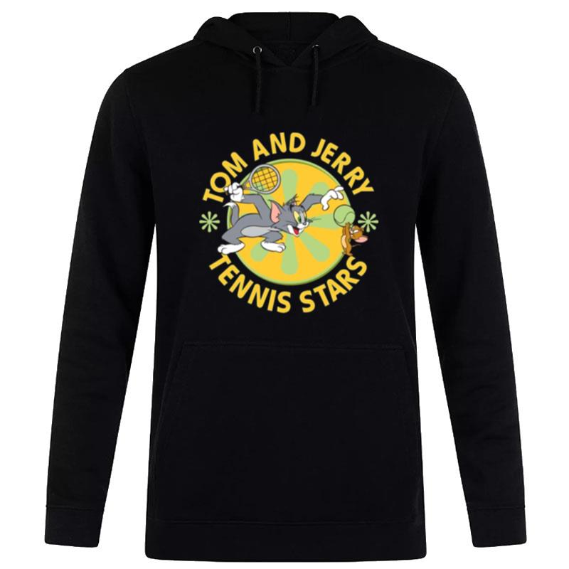 Tennis Stars Cartoon Tom And Jerry Hoodie