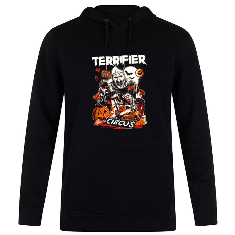 Terrifier Circus He's Killing Them Terrifier 2 Hoodie