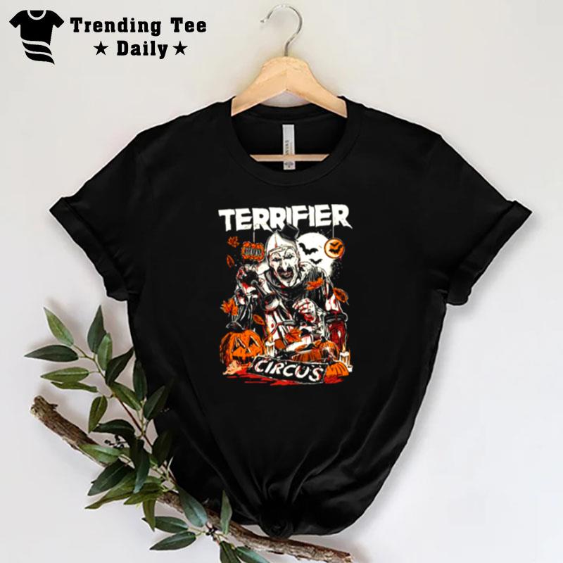 Terrifier Circus He's Killing Them Terrifier 2 T-Shirt