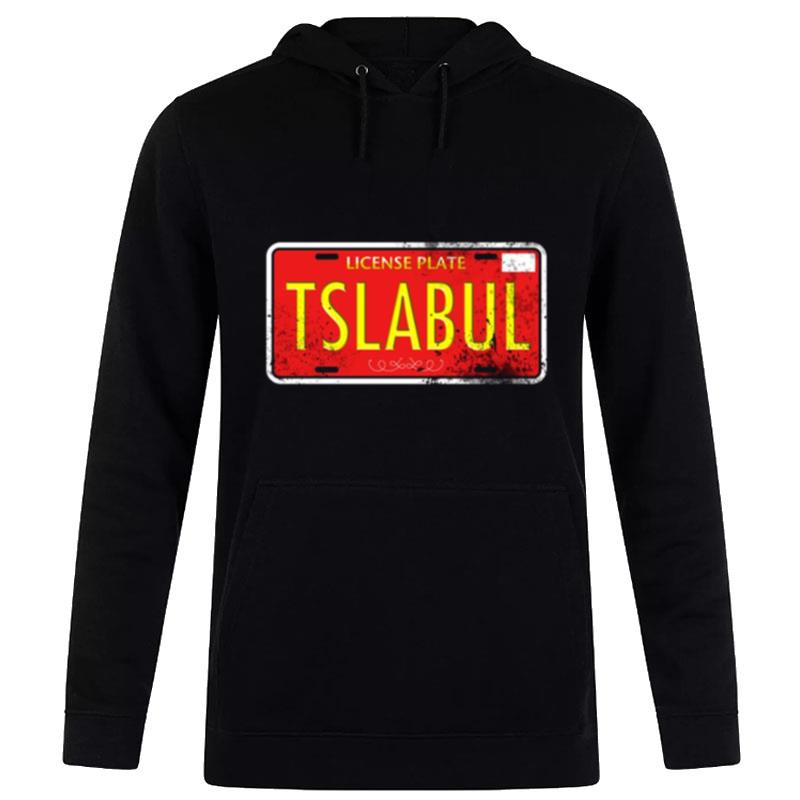 Tesla Bull License Plate Hoodie