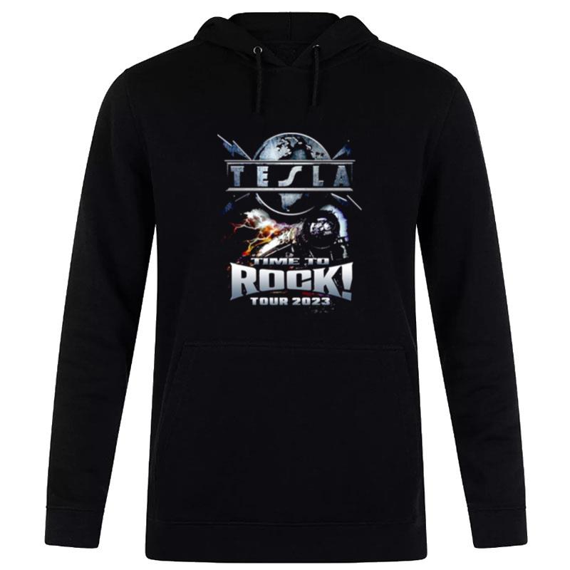 Tesla Time To Rock Brian1 2023 New Tour Hoodie