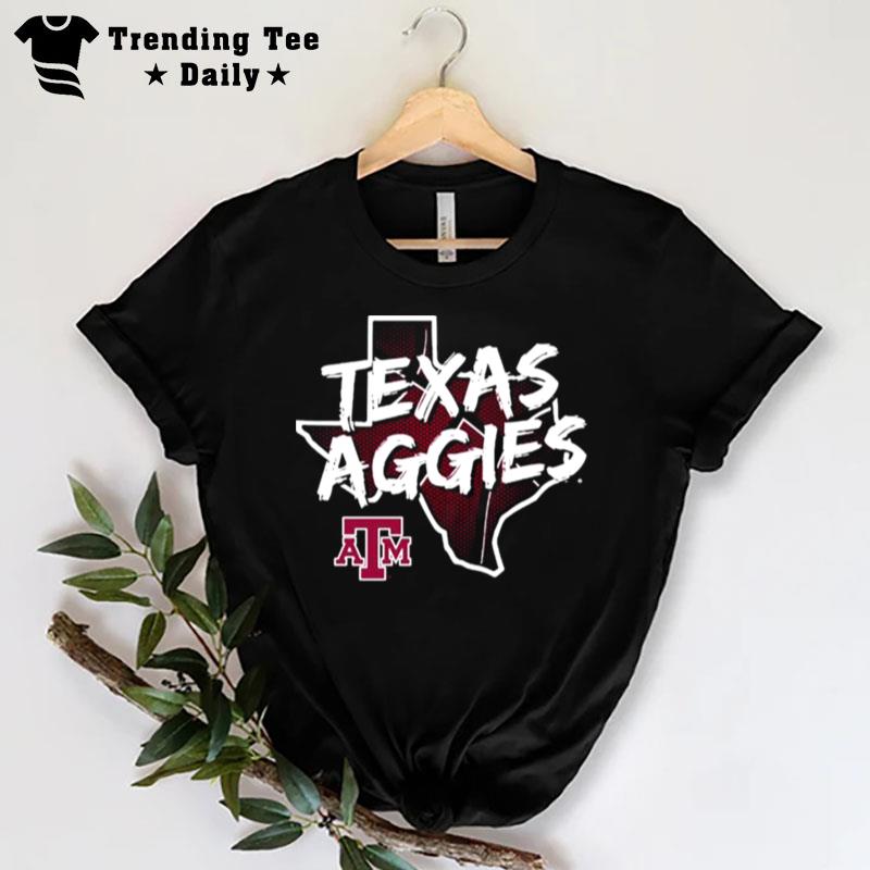 Texas Aggies Basketball Texture 2022 T-Shirt