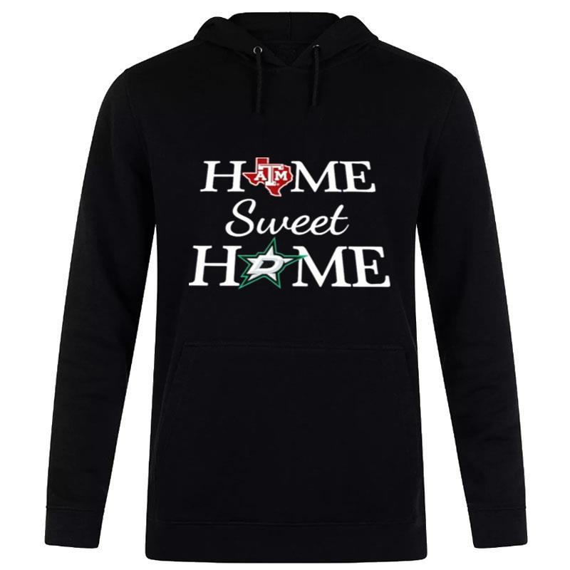 Texas Baseball And Dallas Hockey Home Sweet Home Hoodie