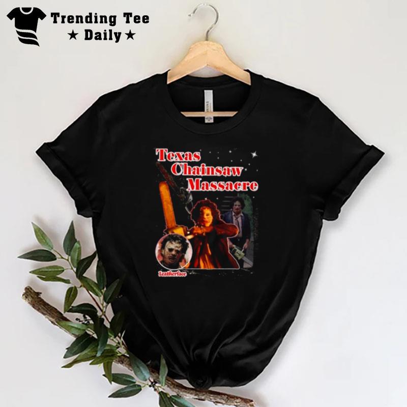 Texas Chainsaw Massacre Y2K Leatherface Horror Movie T-Shirt