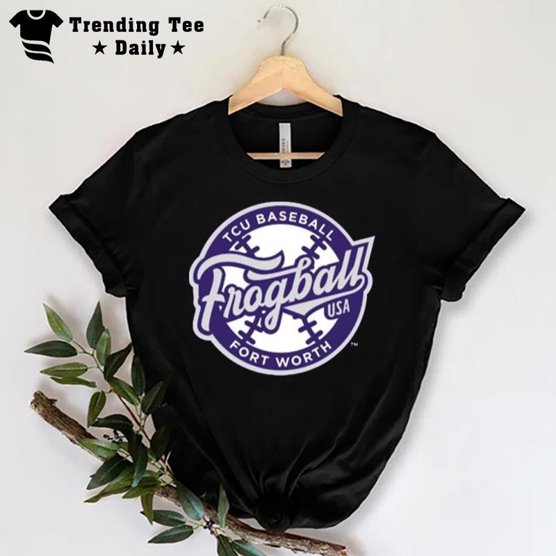 Texas Christian University Baseball 2023 College World Series Bound Frogball T-Shirt