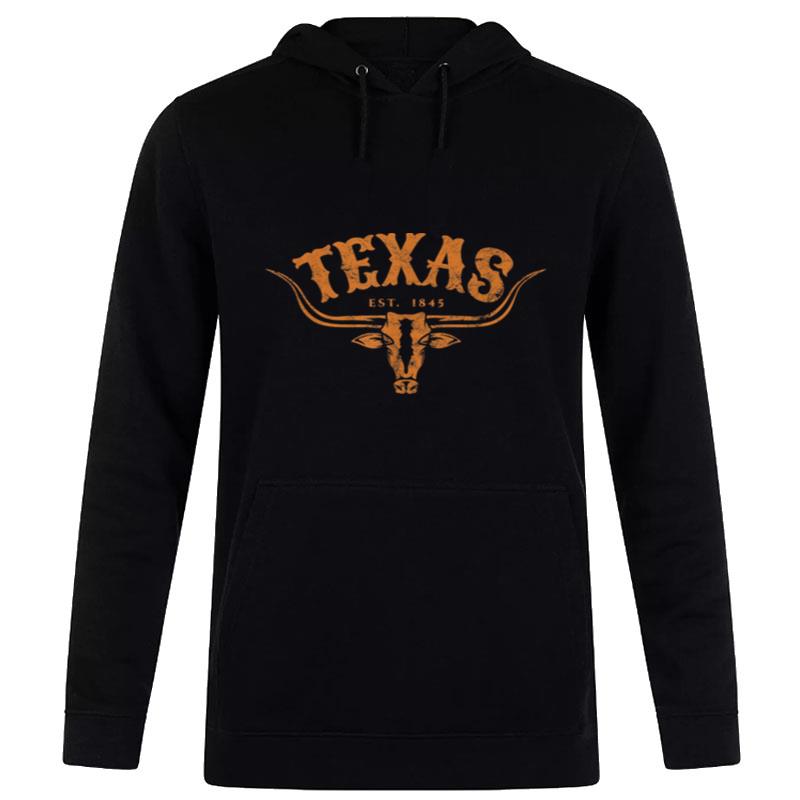 Texas Longhorn Austin Pride Vintage Beauty Design Hoodie