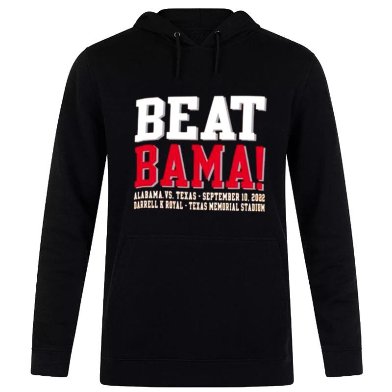 Texas Longhorn Beat Bama Commemorative Tee Hoodie