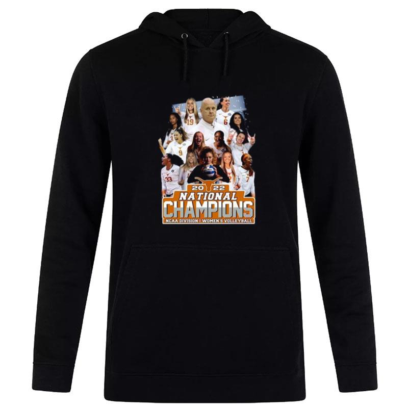 Texas Longhorn Team 2022 National Champions Ncaa Division I Women's Volleyball Hoodie