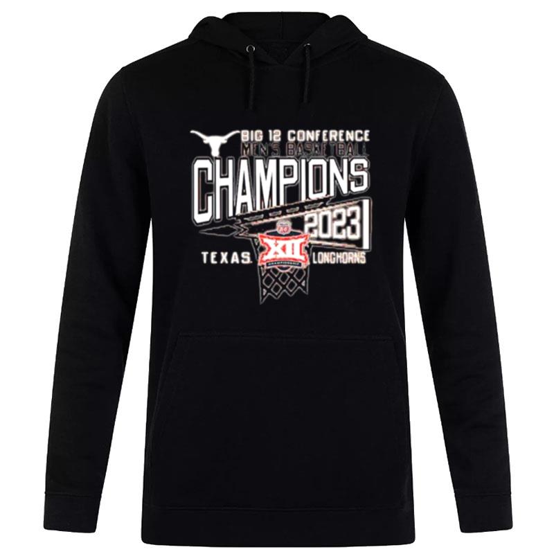 Texas Longhorns Big 12 Conference Men's Basketball Champions 2023 Hoodie