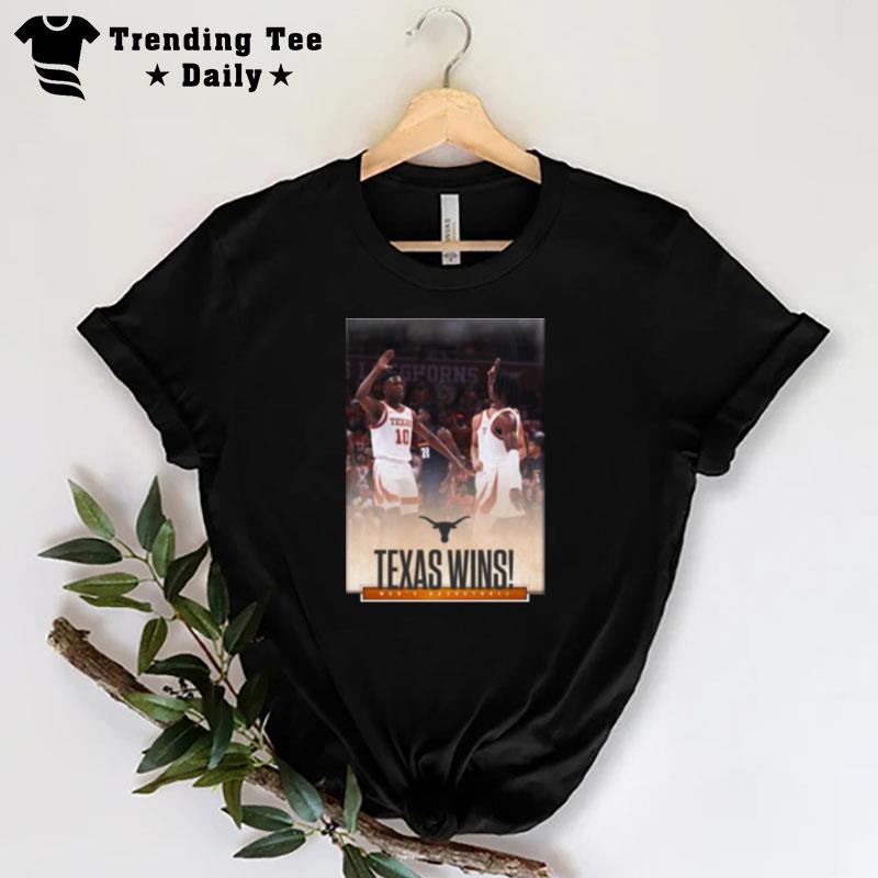 Texas Men's Basketball Wins 2022 T-Shirt