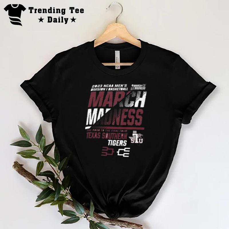 Texas Southern Men's Basketball 2023 Ncaa March Madness The Road To Final Four T-Shirt