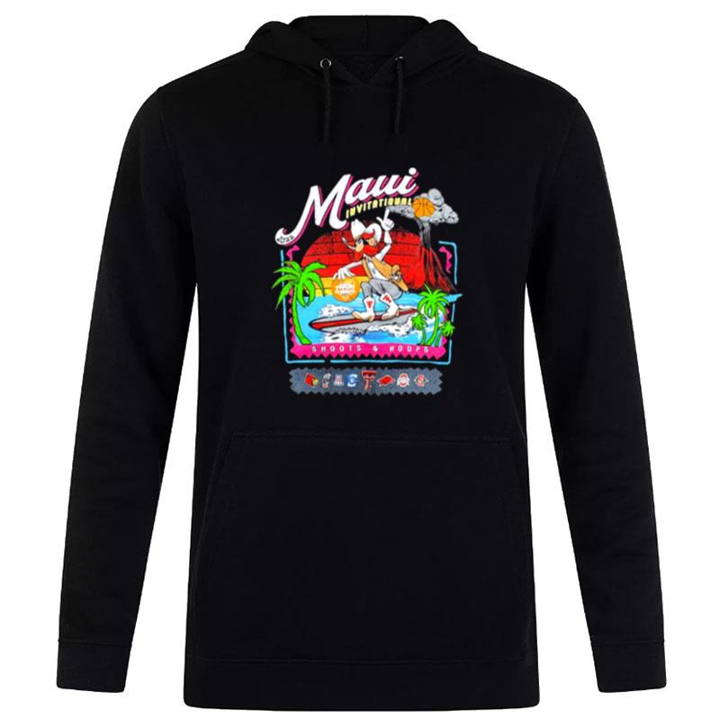 Texas Tech Maui Invitational Basketball Tournament Shoots And Hoops 2022 Hoodie