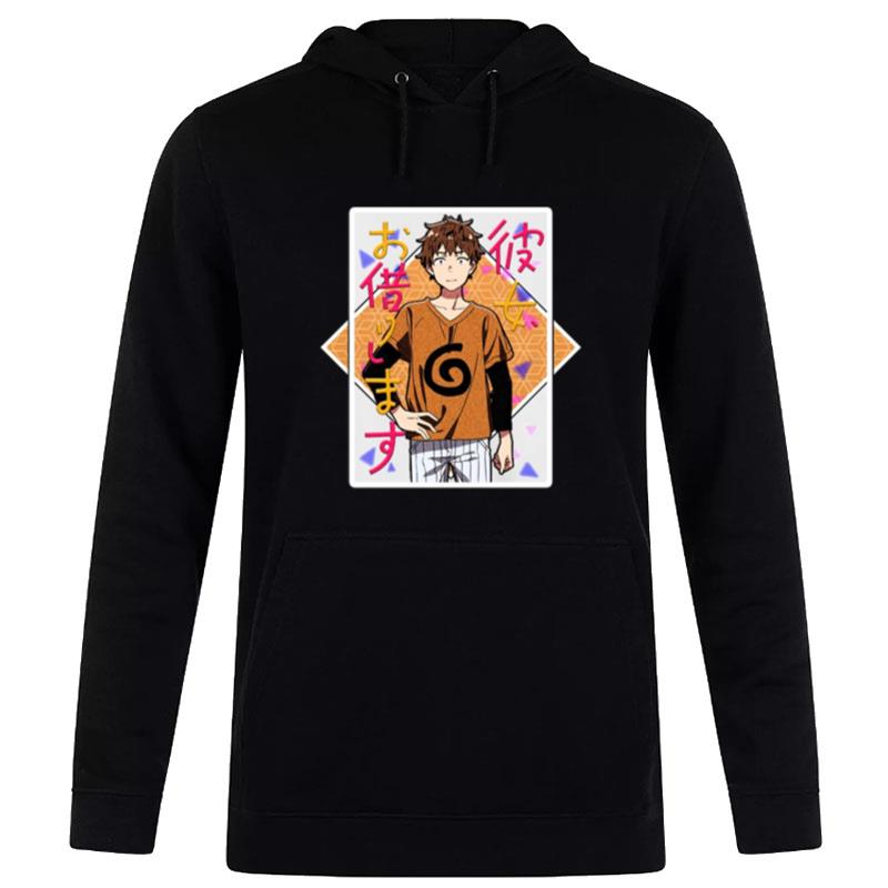 Text Box Kazuya Kinoshita Anime Rent A Girlfriend Japanese Hoodie