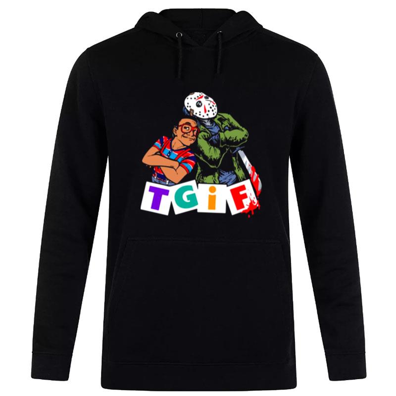 Tgif Jason & Urkel Jason Voorhees Horror Hoodie