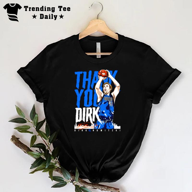 Thank You Dirk Gift Idea Luka Dirk Mavericks T-Shirt