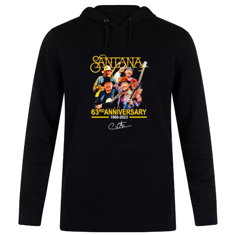 Thank You For The Memories Santana 63Rd Anniversary 1960 2023 Hoodie