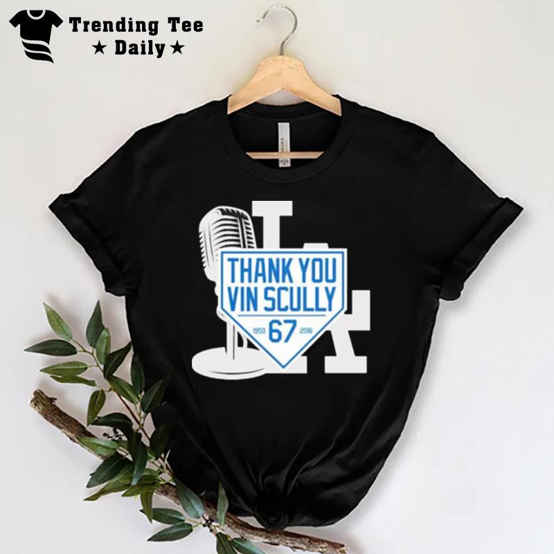 Thank You Vin Scully 67 Memories T-Shirt