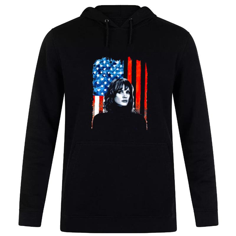 The 355 Jessica Chastain Mace American Flag Hoodie