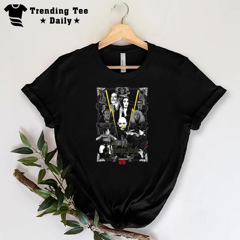 The Addams Family Horror Poster T-Shirt