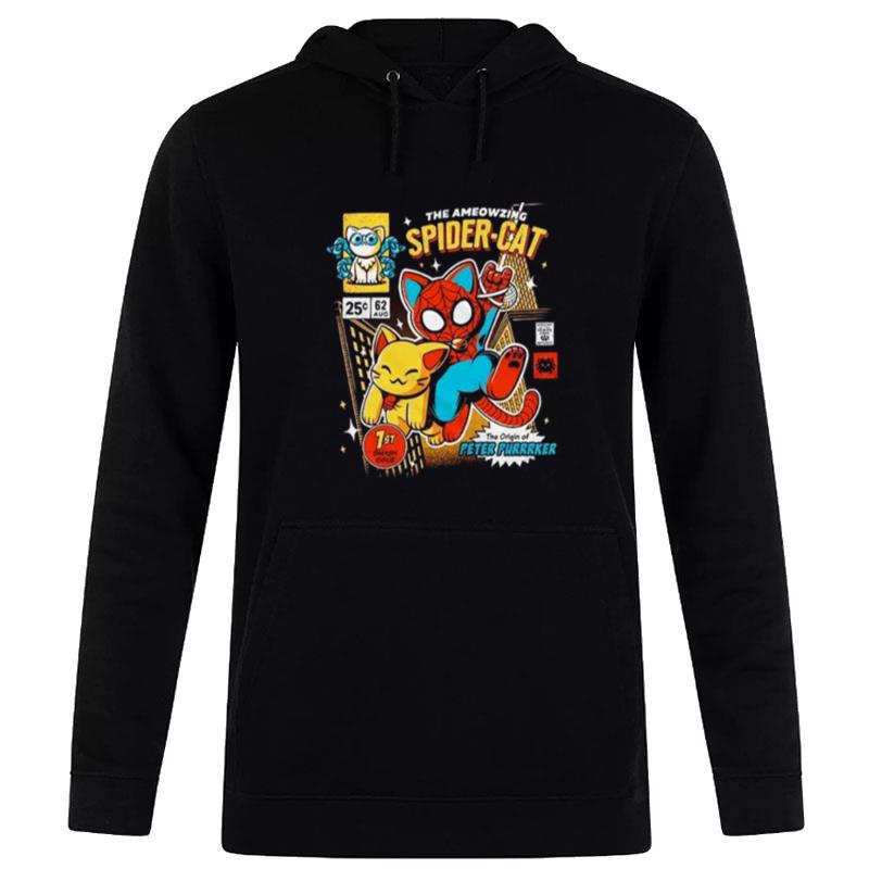 The Ameowzing Spider Cat The Peter Purrrker Spider Man Across The Spiderverse Fan Gifts Hoodie