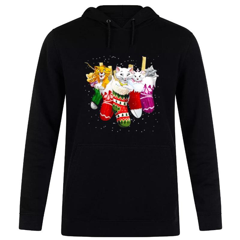 The Aristocats In Socks Christmas Hoodie