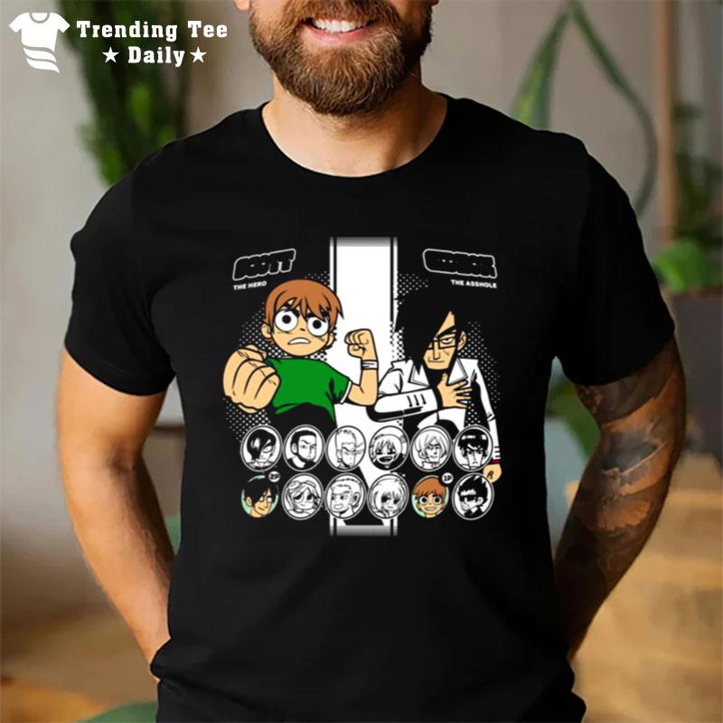 The Battle Scott's Arcade Vs Gideon Scott Pilgrim Vs. The World T-Shirt