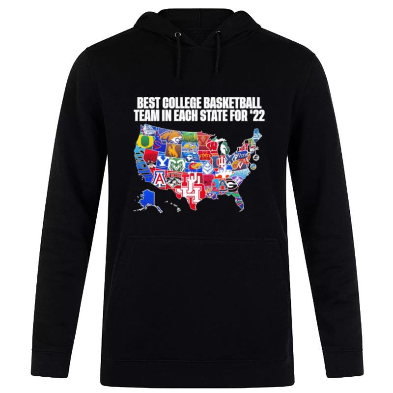 The Best College Basketball Team In Each State For 22 Hoodie