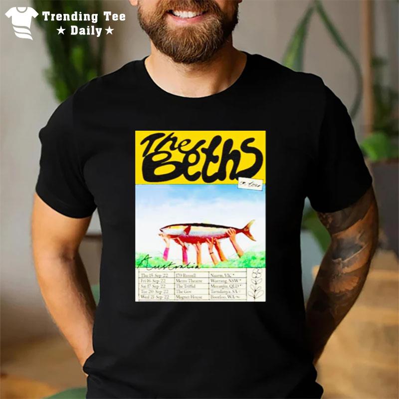 The Beths On Tour Australia 2022 T-Shirt