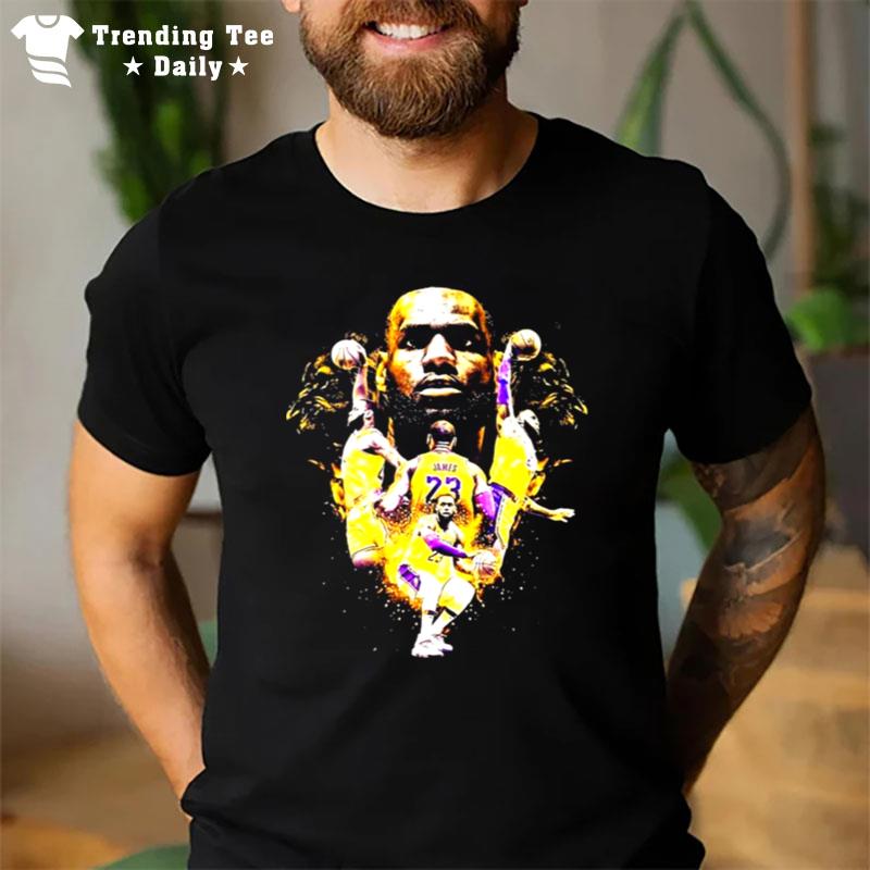 The Big Hit The Lebron James Los Angeles Lakers T-Shirt