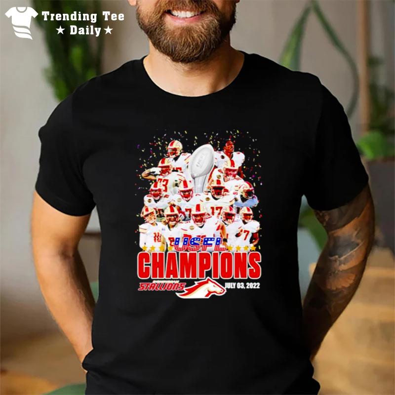 The Birmingham Stallions Usfl Champions 2022 T-Shirt