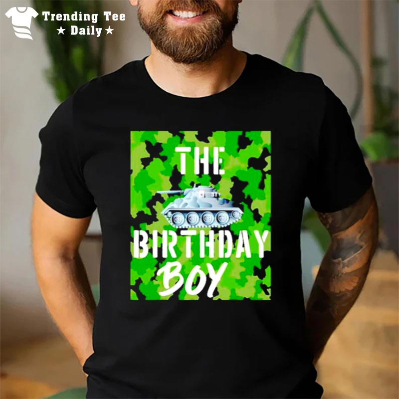 The Birthday Boy Military Tank T-Shirt