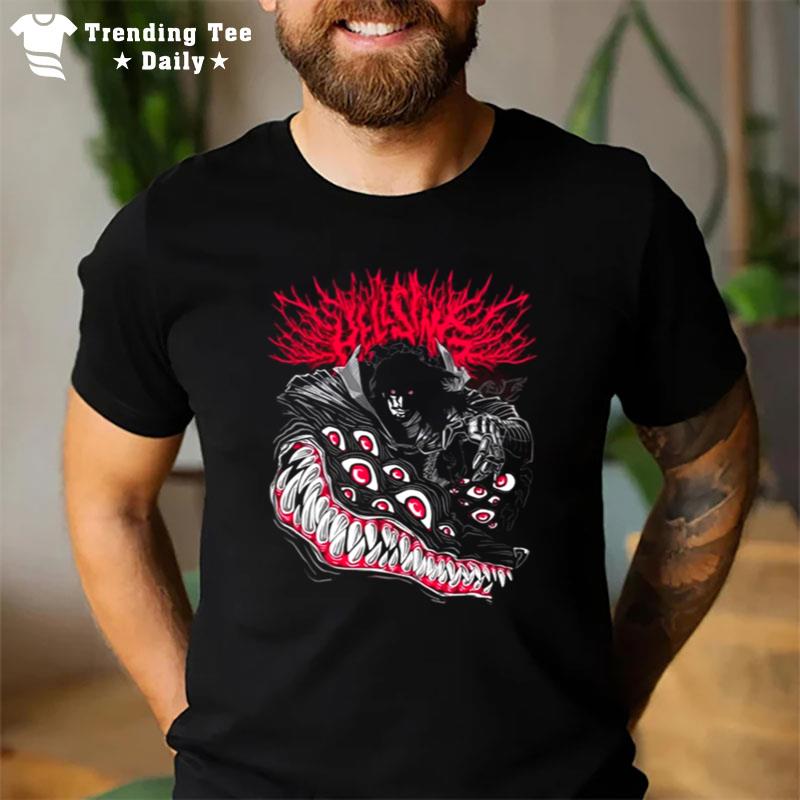 The Black And White Art Metal Hellsinger T-Shirt