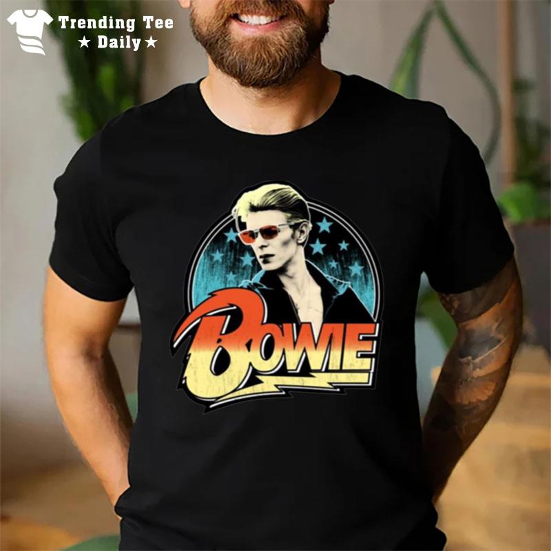 The Bowie Portrait Bow Retro T-Shirt