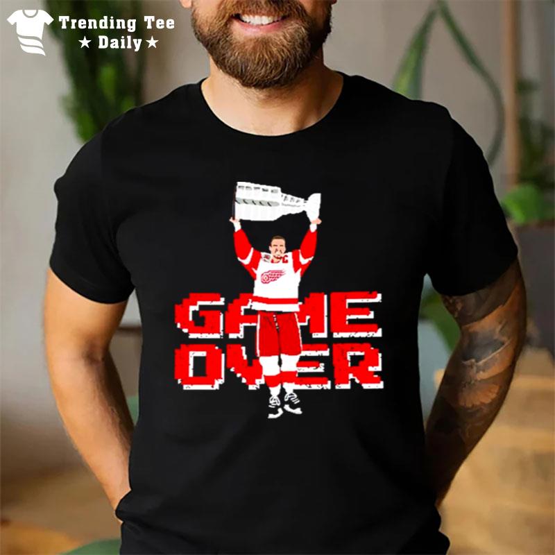 The Captain Game Over Detroit Red Wings T-Shirt