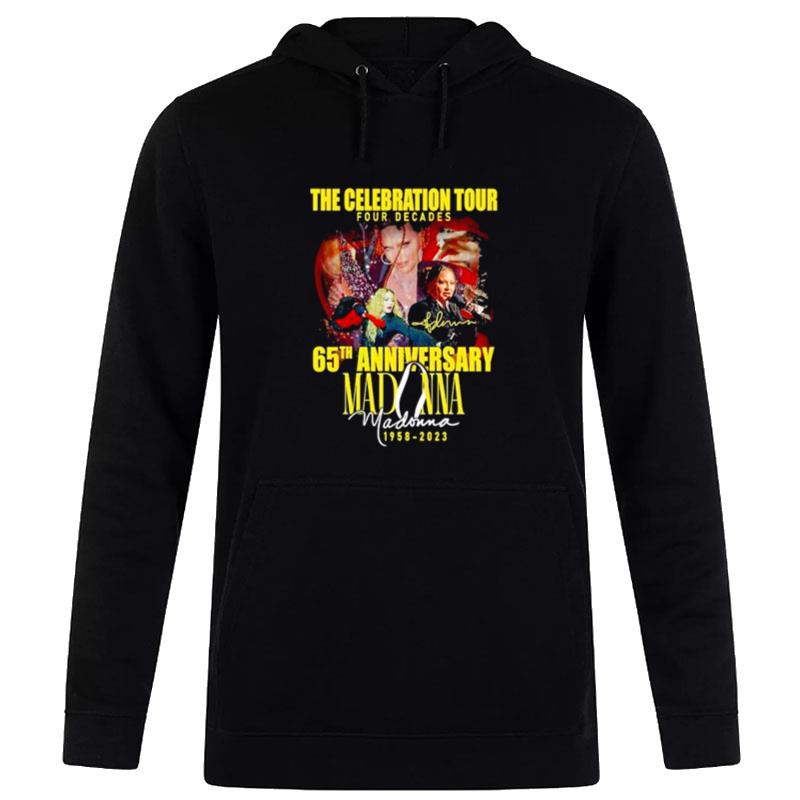 The Celebration Tour Four Decades 65Th 1958 2023 Anniversary Signature Hoodie