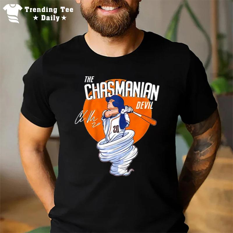 The Chasmanian Devil The Tornado Houston Astros Signature T-Shirt