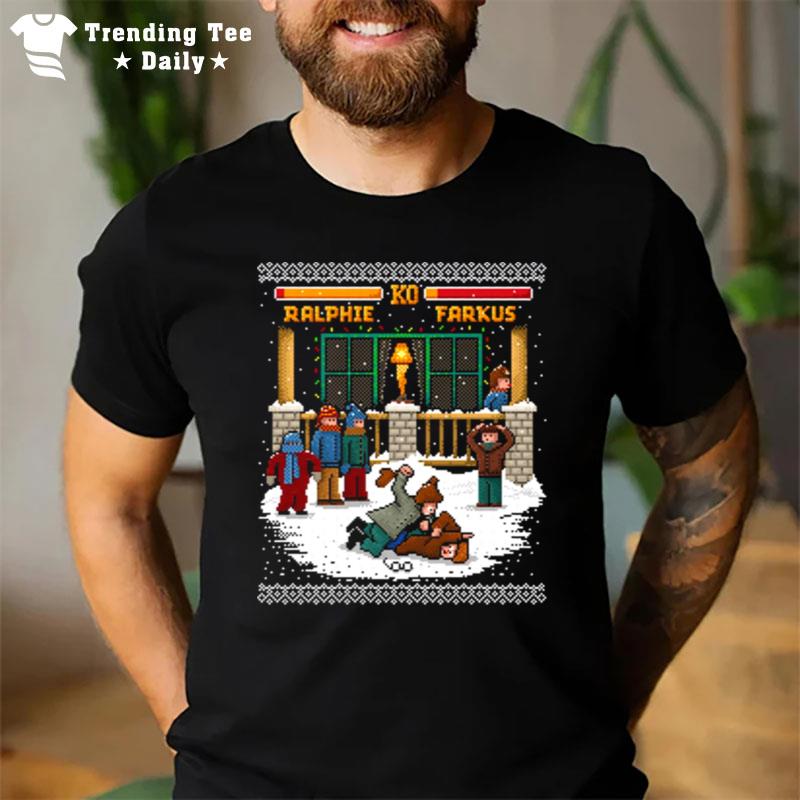 The Christmas Fight Game Oline Christmas T-Shirt