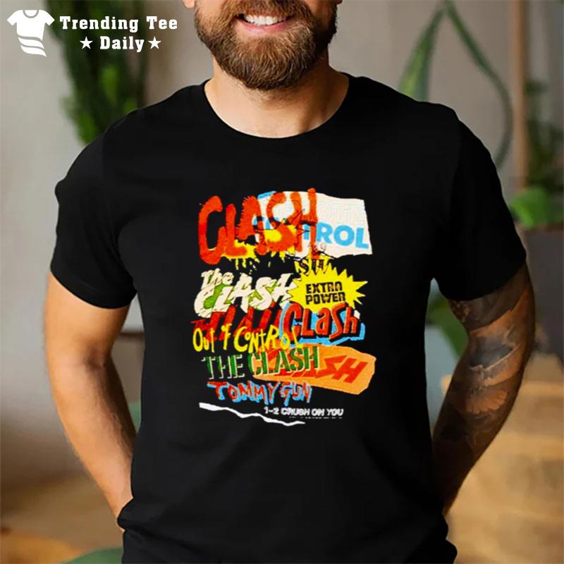 The Clash Repeating Text Vintage T-Shirt