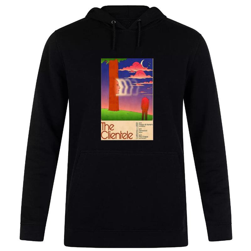 The Clientele Tour California 2023 Poster Hoodie