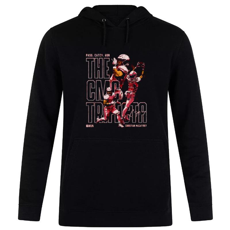 The Cmc Trifecta Christian Mccaffrey San Francisco 49Ers Signatures Hoodie