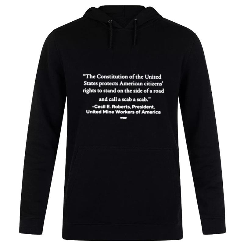 The Constitution Of The United States Protects American Citizens Hoodie