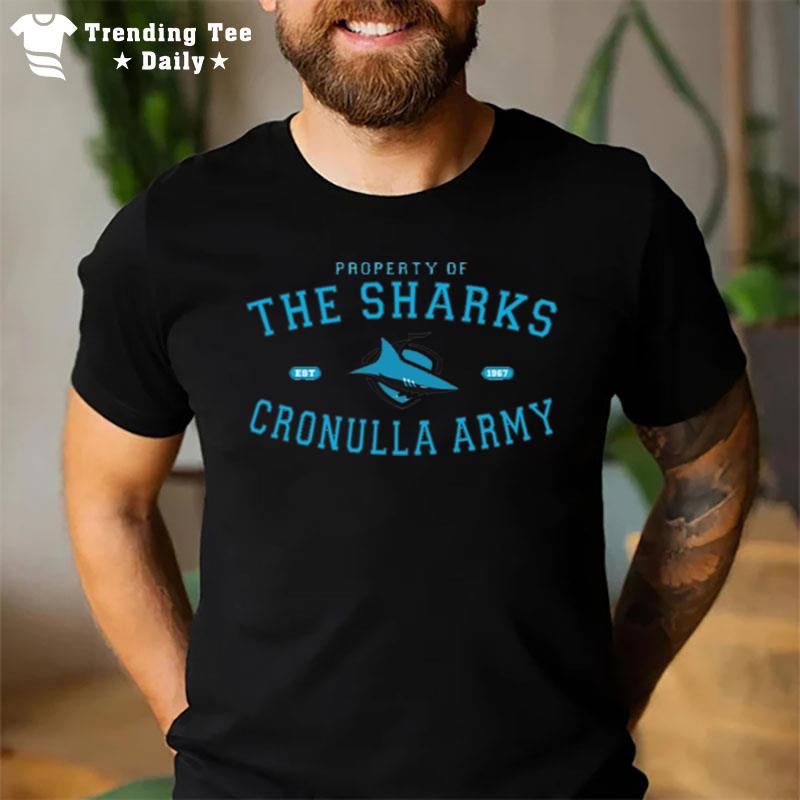 The Cronulla Sharks Army Rugby Nrl T-Shirt