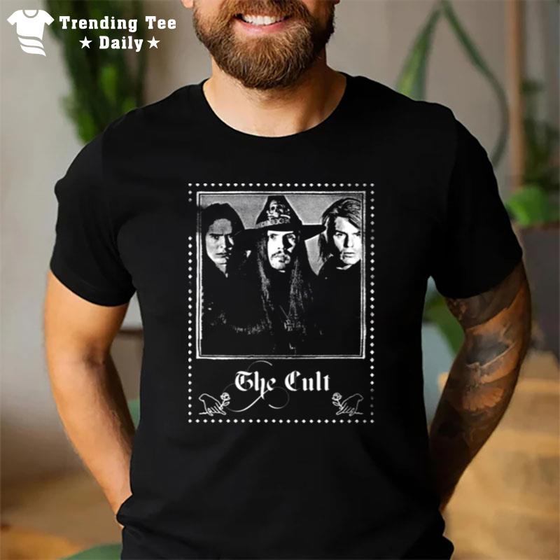 The Cult Faded Vintage Style Fan Design T-Shirt